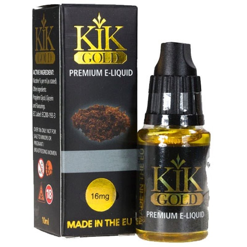 KiK Gold 16mg (10ml) - Gold and Silver